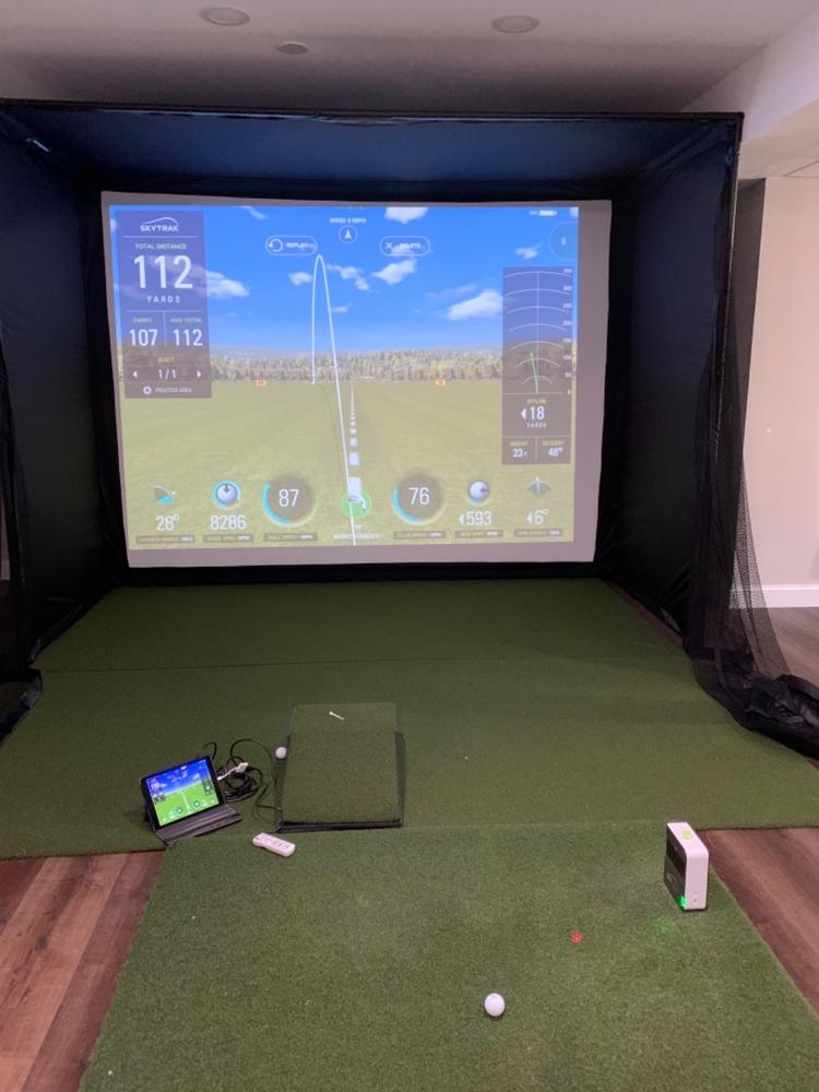 SkyTrak SIG10 Golf Simulator Package - Customer Photo From Jay Carroll