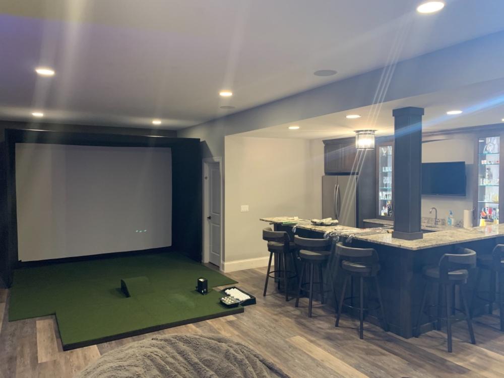 SIG10 Golf Simulator Studio - Complete Package - Customer Photo From Marc Sweda