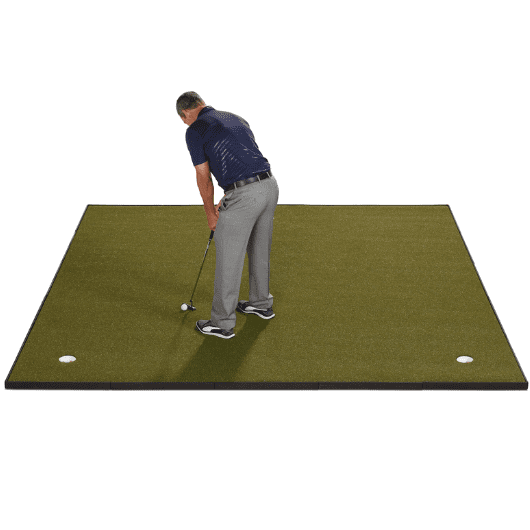 Fiberbuilt Golf 10′ x 10′ Indoor Putting and Chipping Green Putting Green Fiberbuilt