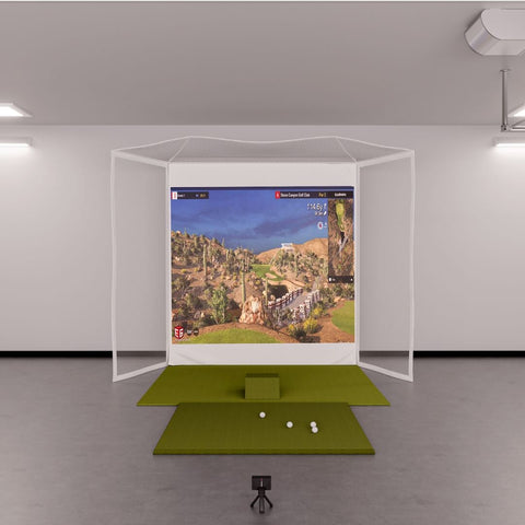 Garmin Approach R10 Flex Space with Fairway series 5' x 5' golf mat