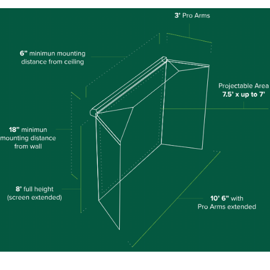homecourse-pro-retractable-net-space-requirements